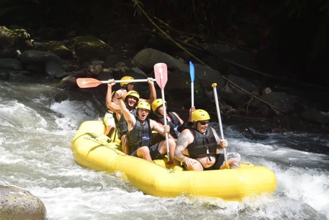 White-water rafting adventure in Bali